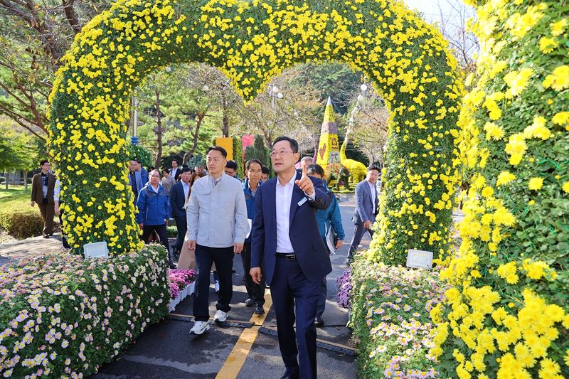 사진 = 국화향연 현장점검 