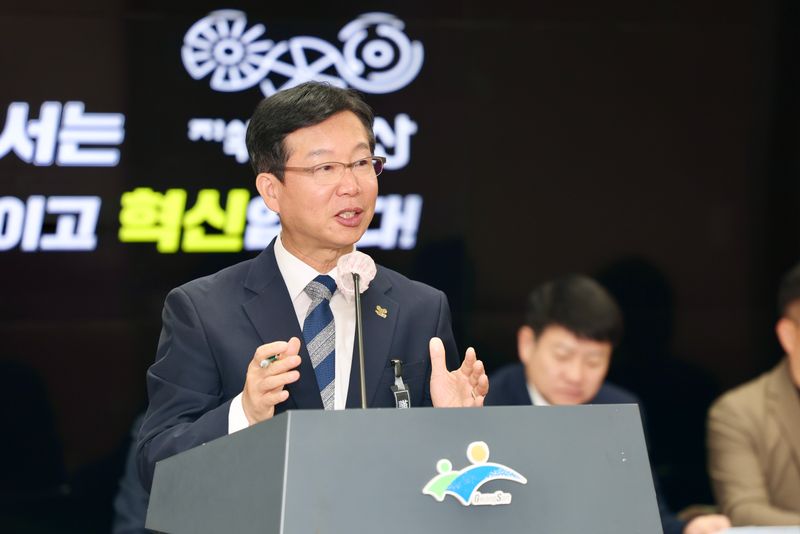 사진 = 박병규 광산구청장 신년 기자간담회를 가졌다