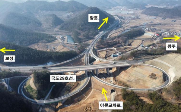 사진 = “장흥·광주 가까워진다” 유치~이양 지방도839호선 개통