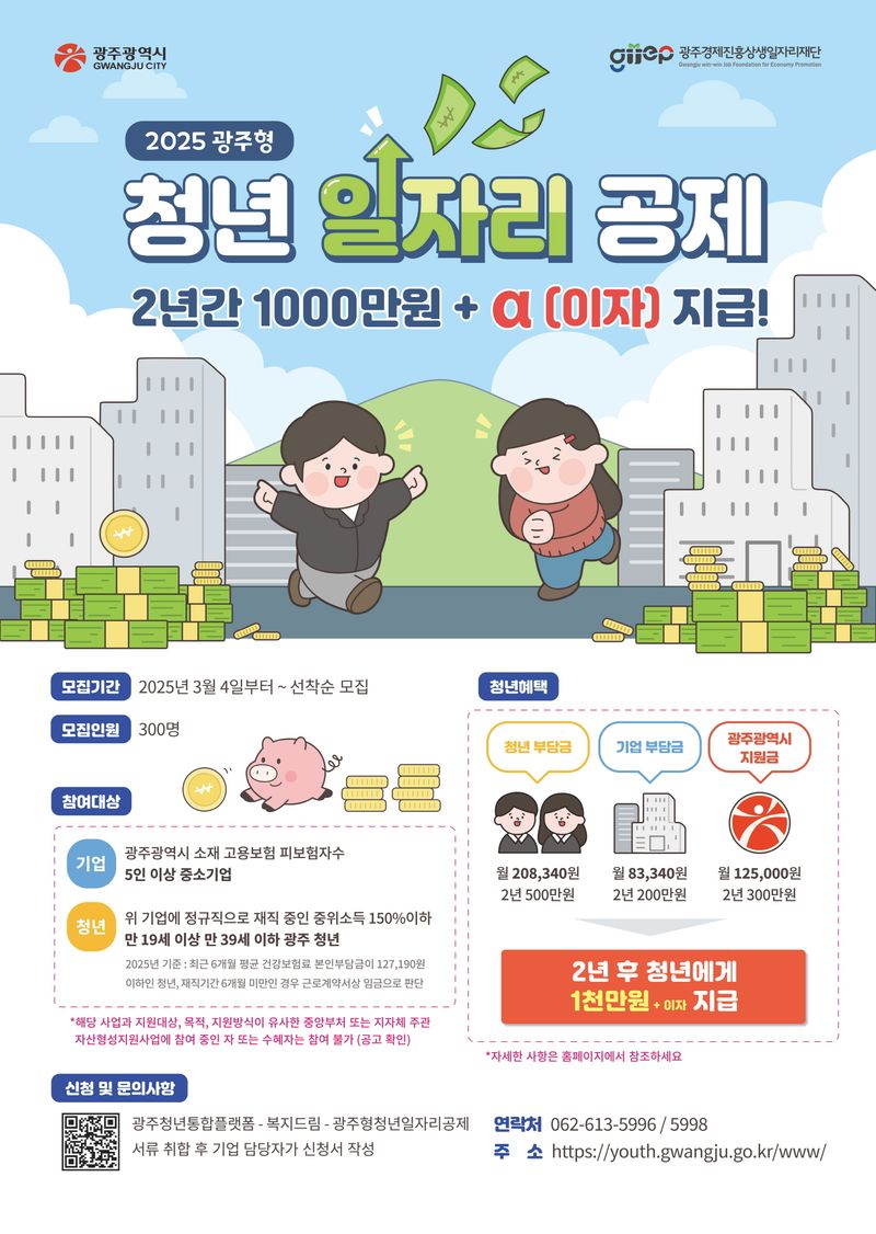 사진 = 광주형 청년일자리 공제 포스터