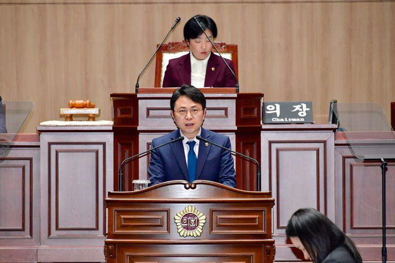 사진 = 박수기 의원 5분자유발언