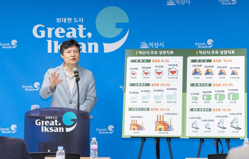 사진설명 = 강영석 부시장 브리핑 사진