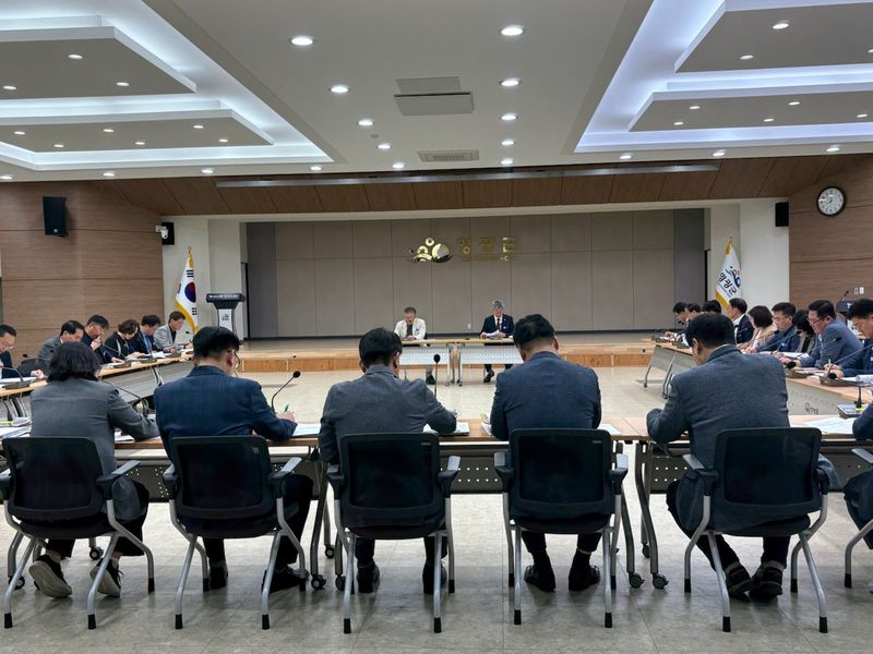 사진설명 = 영광군, 2025년 외부평가 대응 추진상황 보고회 개최