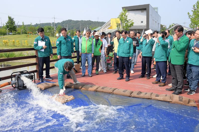 사진설명 = 고광완 행정부시장, ‘여름철 자연재난 대비 풍수해 대응 유관기관 합동훈련’ 참석