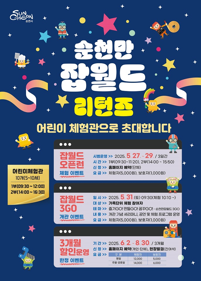 사진설명 = ‘순천만잡월드 새단장’, 아이들의 상상력과 꿈이 자라는 공간으로!