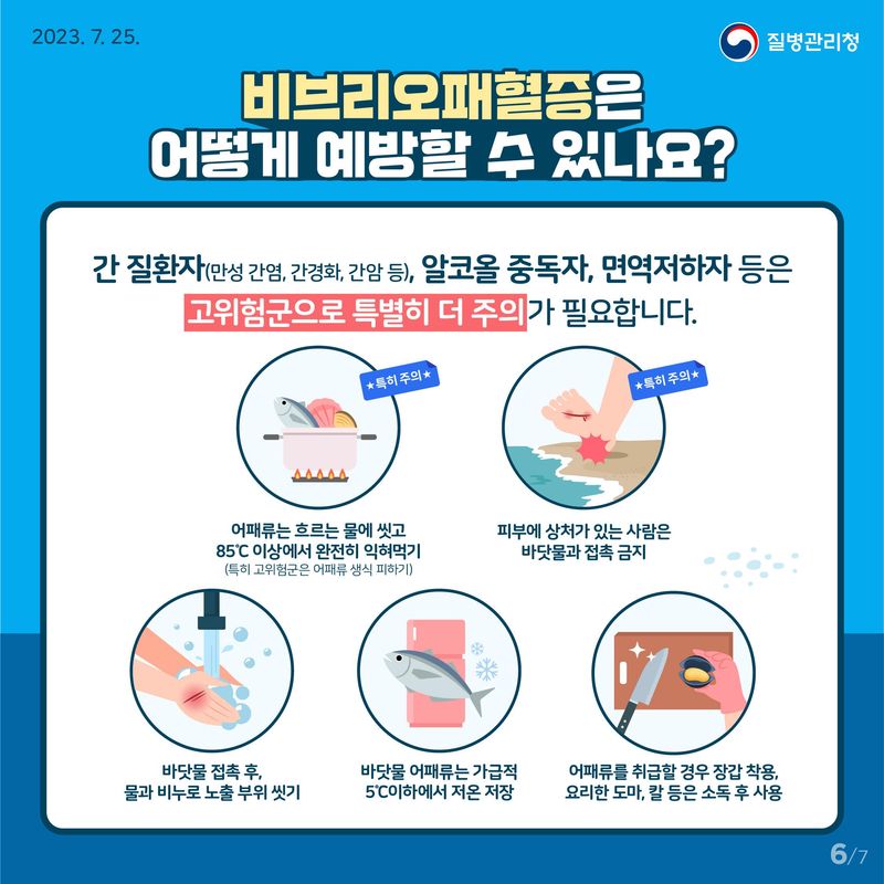 사진설명 = 비브리오패혈증 예방 포스터
