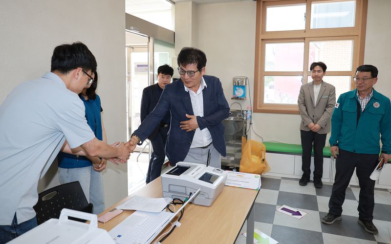 사진설명 = 이상익 함평군수 현장 점검 사진