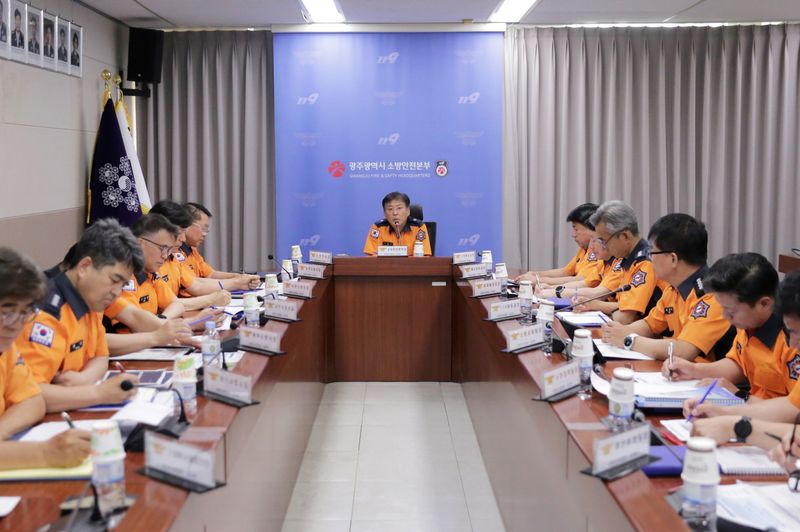 사진설명  =여름철 재난대응 대책회의