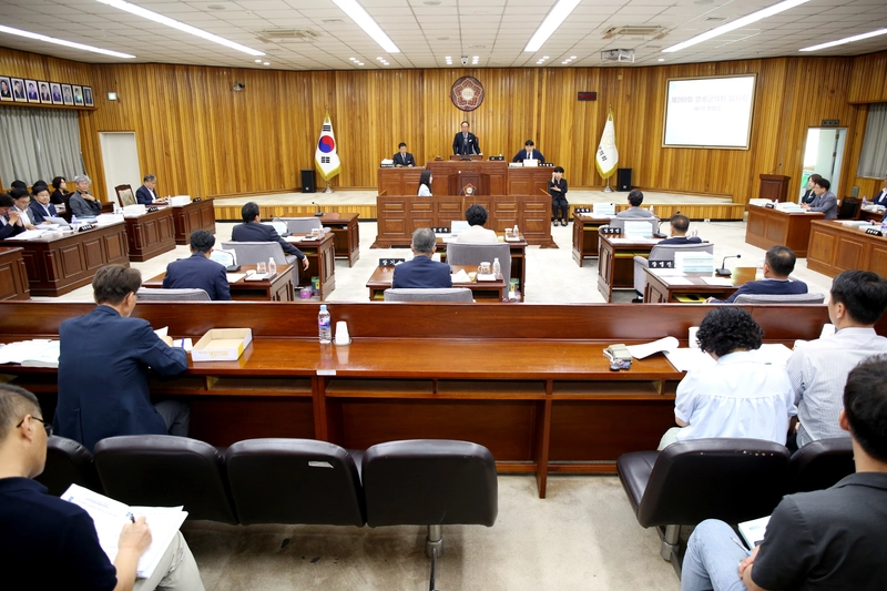사진설명 = 제289회 임시회 개회