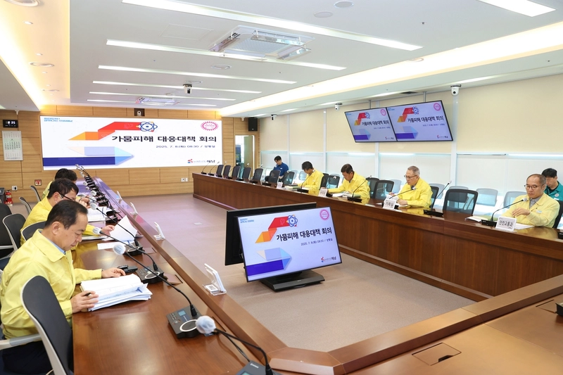 사진설명 = 해남군, 가뭄피해 대응대책회의