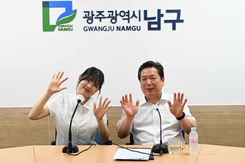 사진설명 = 굿모닝 청렴방송 녹음 현장 사진