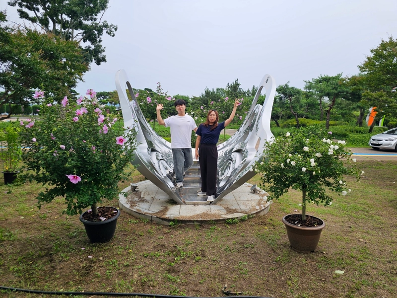 사진설명 = 7월 16일, 함평엑스포공원 내 추억공작소 앞