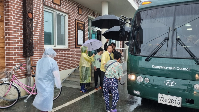 사진설명 = 담양군의회, 호우 대처