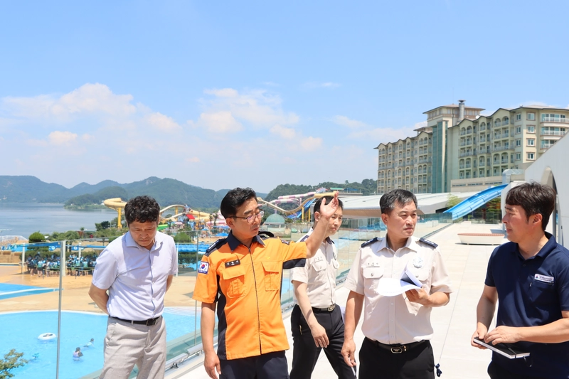 사진설명 ＝ 나주소방서, 휴가철 다중이용시설 화재예방 행정지도