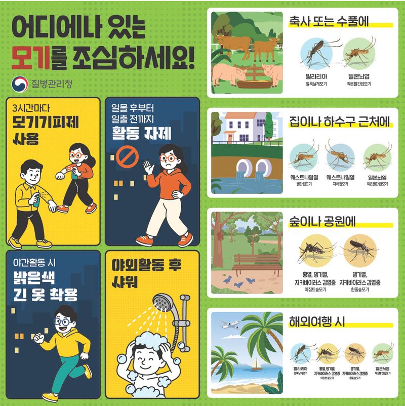 사진설명 = 모기매개감염병 예방홍보물