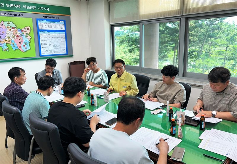 사진설명 = 나주시가 최근 진행한 유관기관 협의회 회의 모습. (사진제공-나주시)