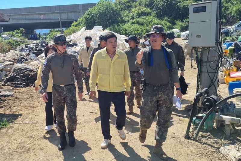 사진설명 = 담양군, 폭염 속 집중호우 피해 복구 ‘총력’