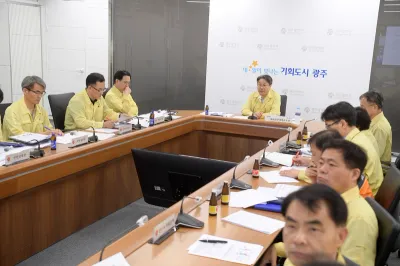 광주광역시 강기정 시장, 집중호우 피해 대응 정부 협조 요청