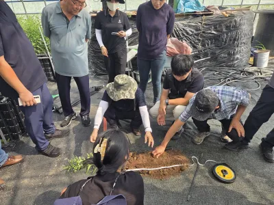 진도군, ‘지초 안정생산 시범사업’ 중간 평가회 개최