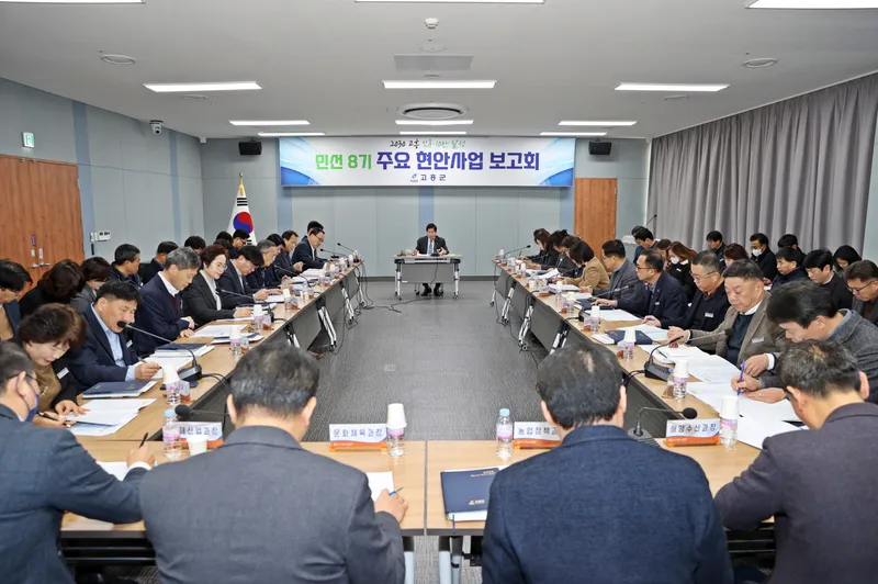 사진 = 고흥군, ‘민선 8기 현안사업’ 구체화 속도 낸다!
