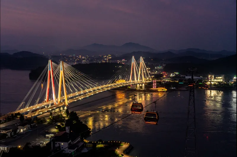 사진 = 명량해상케이블카, 설 연휴기간 야간연장운영