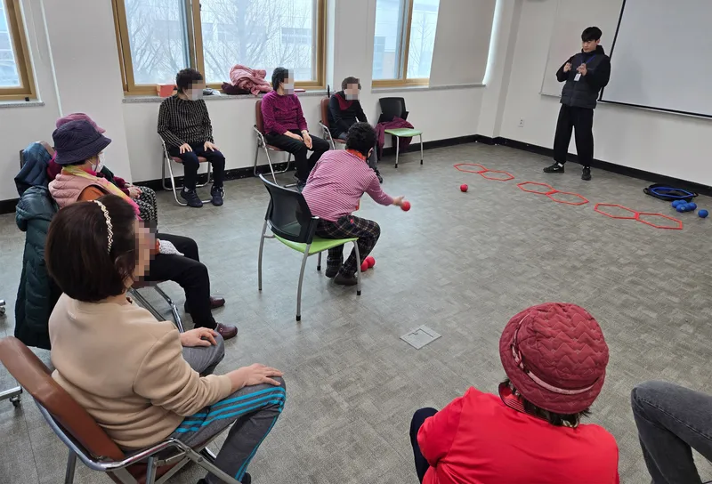 사진 = 광산구 장애인 즐거운 뉴스포츠 교실