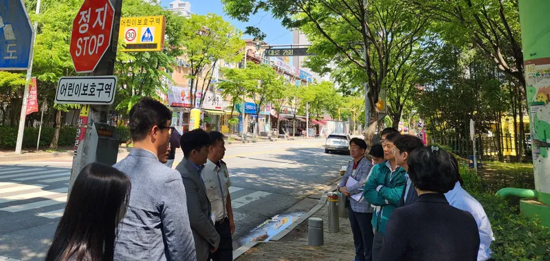 사진설명 = 자치경찰위 합동진단