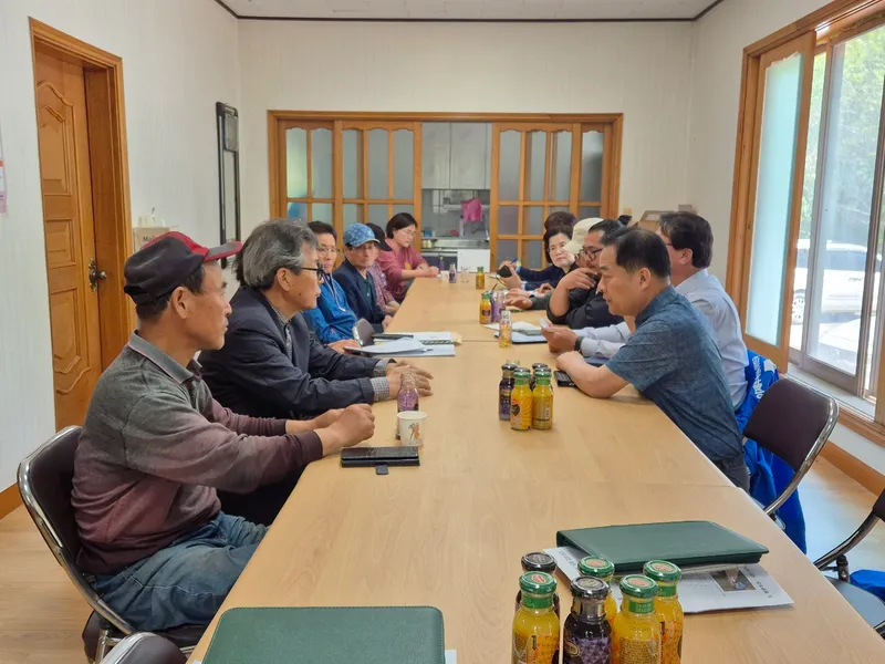 사진설명 = 사격장민원청취