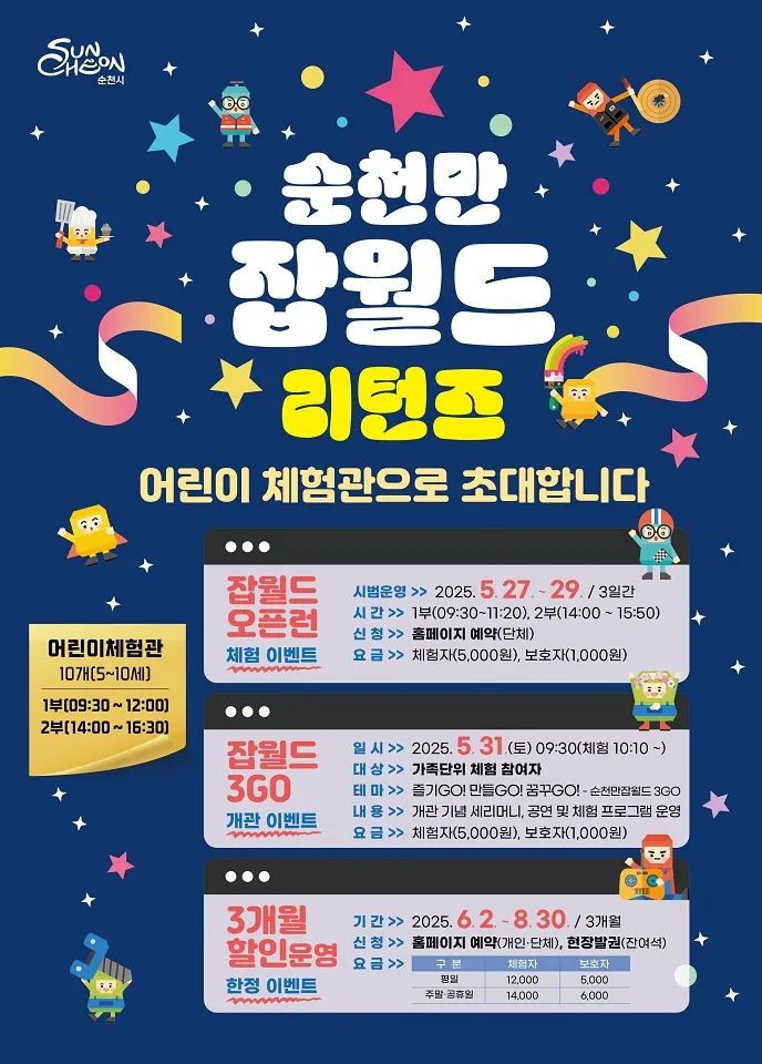 사진설명 = ‘순천만잡월드 새단장’, 아이들의 상상력과 꿈이 자라는 공간으로!