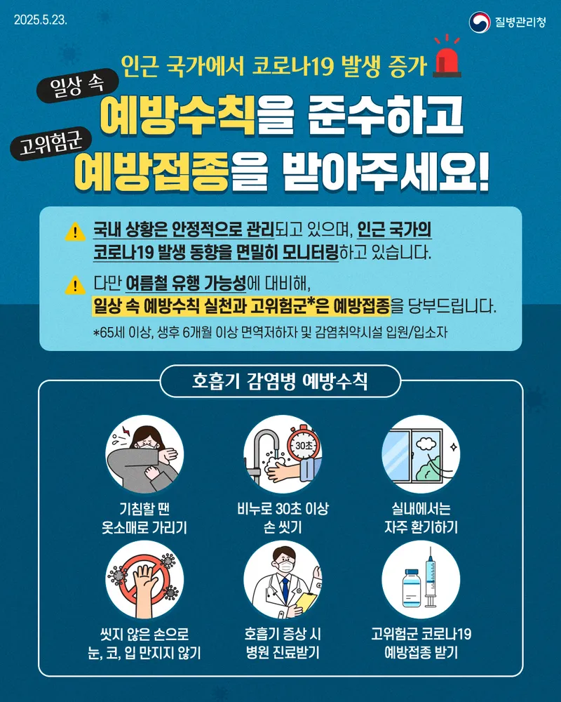 사진설명 = 질병관리청 코로나19 예방 포스터
