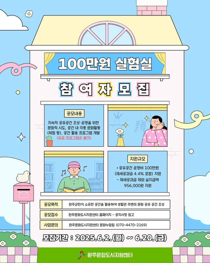 사진설명 = 100만원실험실 포스터