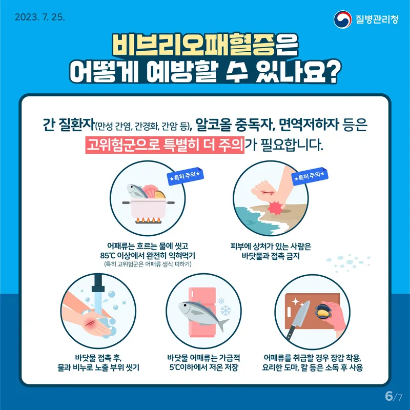 사진설명 = 비브리오패혈증 예방 포스터