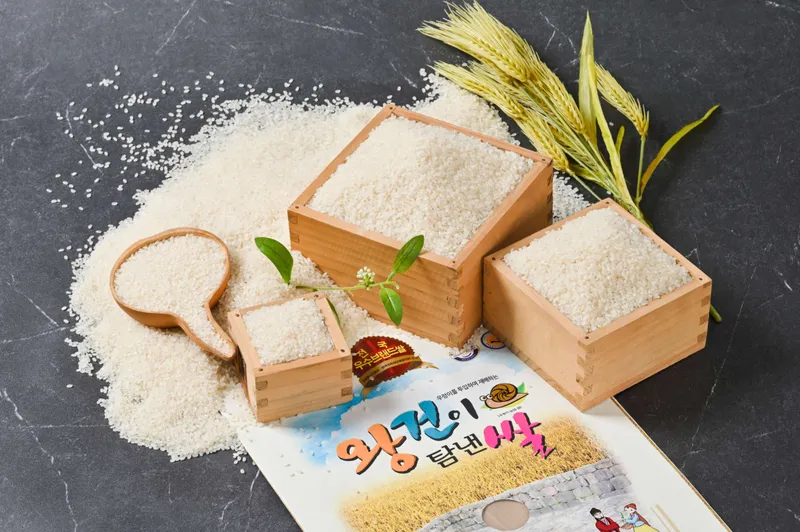 사진설명  =나주 왕건이탐낸쌀이 3년 연속 전남 10대 고품질 브랜드쌀에 선정됐다. 사진은 왕건이탐낸쌀. 