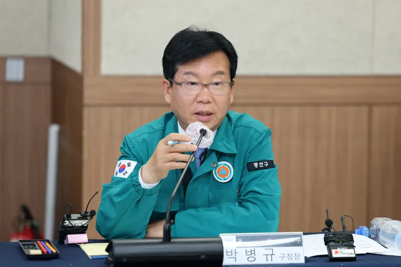 사진설명 = 금호타이어 화재 대응 대책회의
