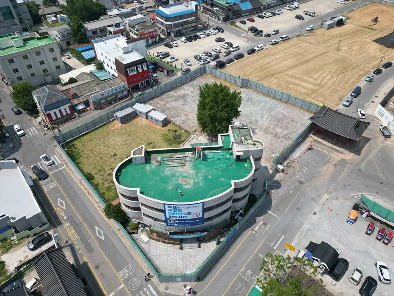 사진설명 = 나주목 관아 동헌 정비 사업 대상지 (나주 금계동 31-1번지 일원)