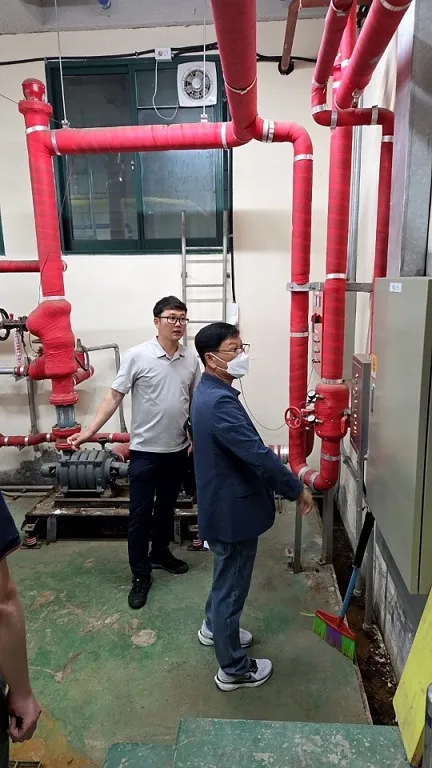 사진설명 = 신안군 안전점검 (신안군공립요양병원)