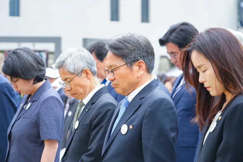사진설명 = 강기정 광주광역시장, 6·10민주항쟁 기념식 참석