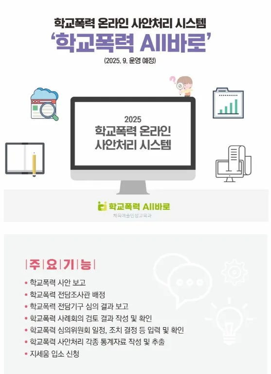 사진설명 = ★ [포스터] 광주시교육청, ‘학교폭력 All바로’ 시스템으로 원스톱 학교 지원 (1)
