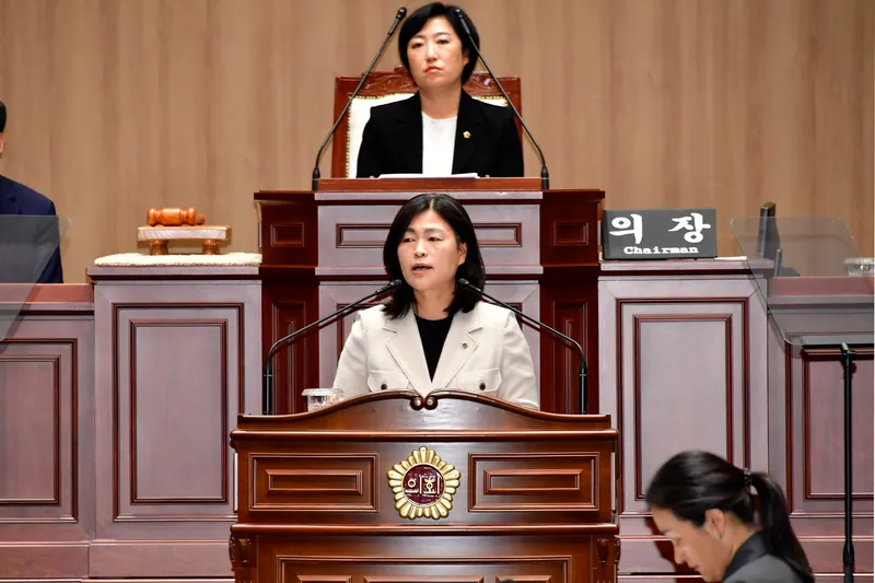 사진설명 = 5분자유발언(최지현 의원)