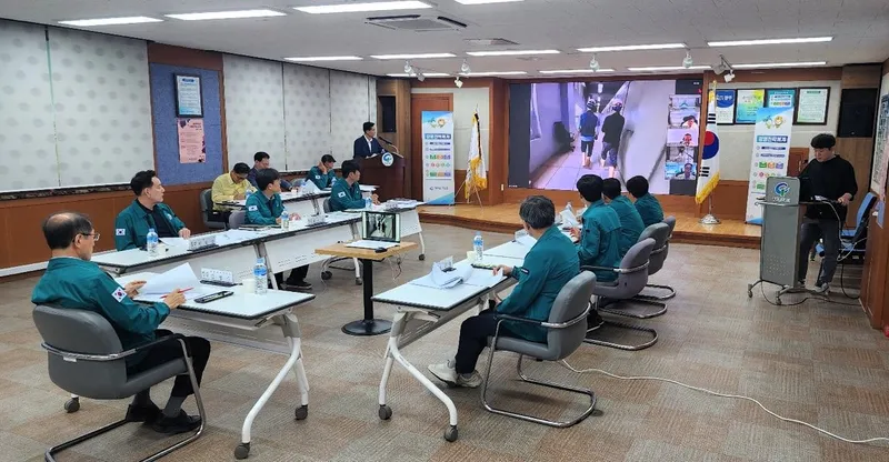 사진설명 = 모의훈련 사진