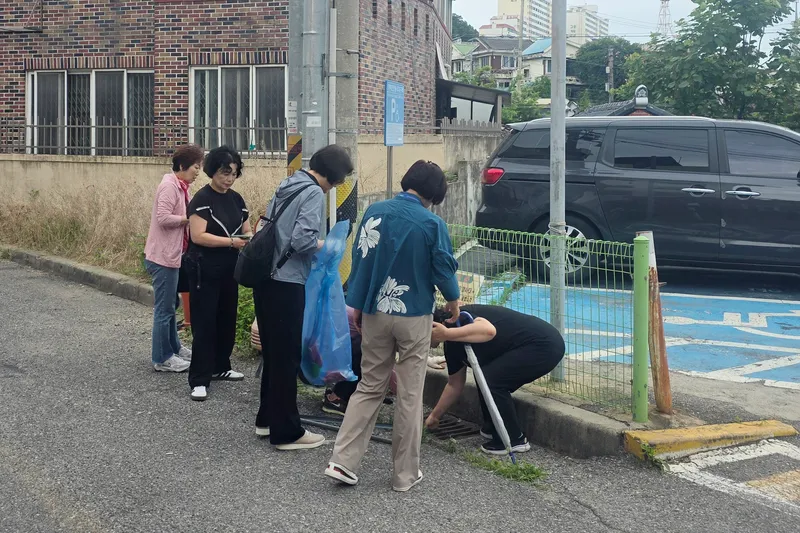 사진설명 =서구, 주민과 함께 침수 취약지 사전 점검