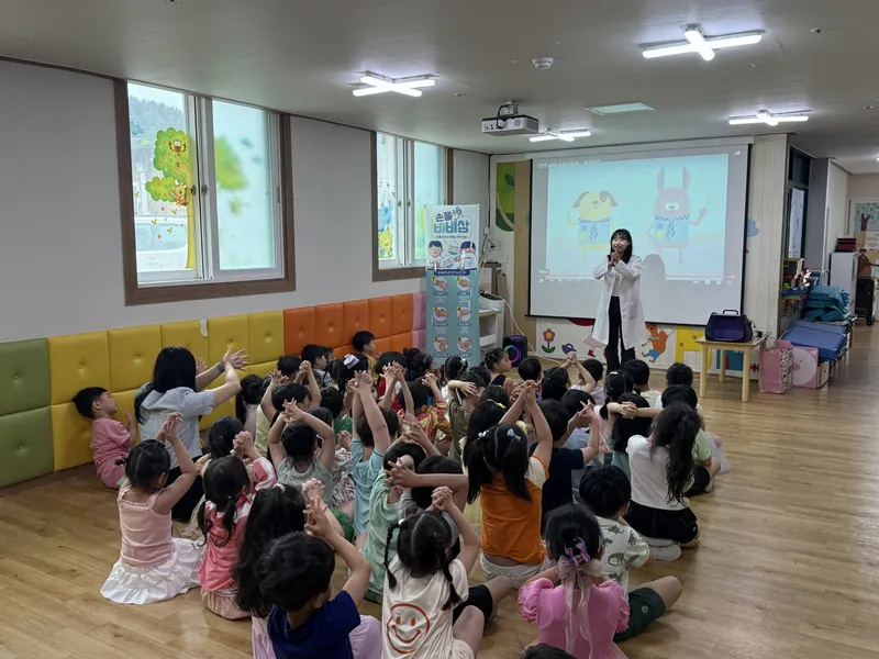 사진설명 = 진도군, ‘찾아가는 영유아 감염병 예방 및 손 씻기 교육