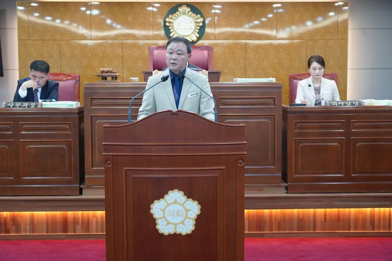 사진설명 = 담양군의회 최현동 의원 5분 자유발언