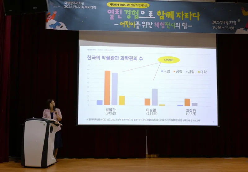 사진설명 = 제3회 전시기획 아카데미 강연사진